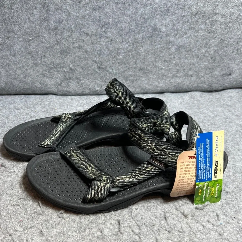 Teva Hurricane 3 Mens Sandals Manzanita Sage Green Black Sport Hiking Size 9